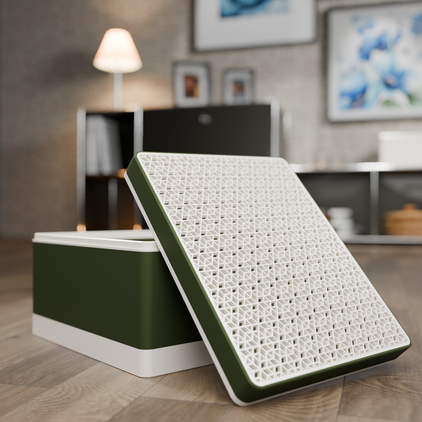 BxKumiko25x20x14_ArmyDarkGreen