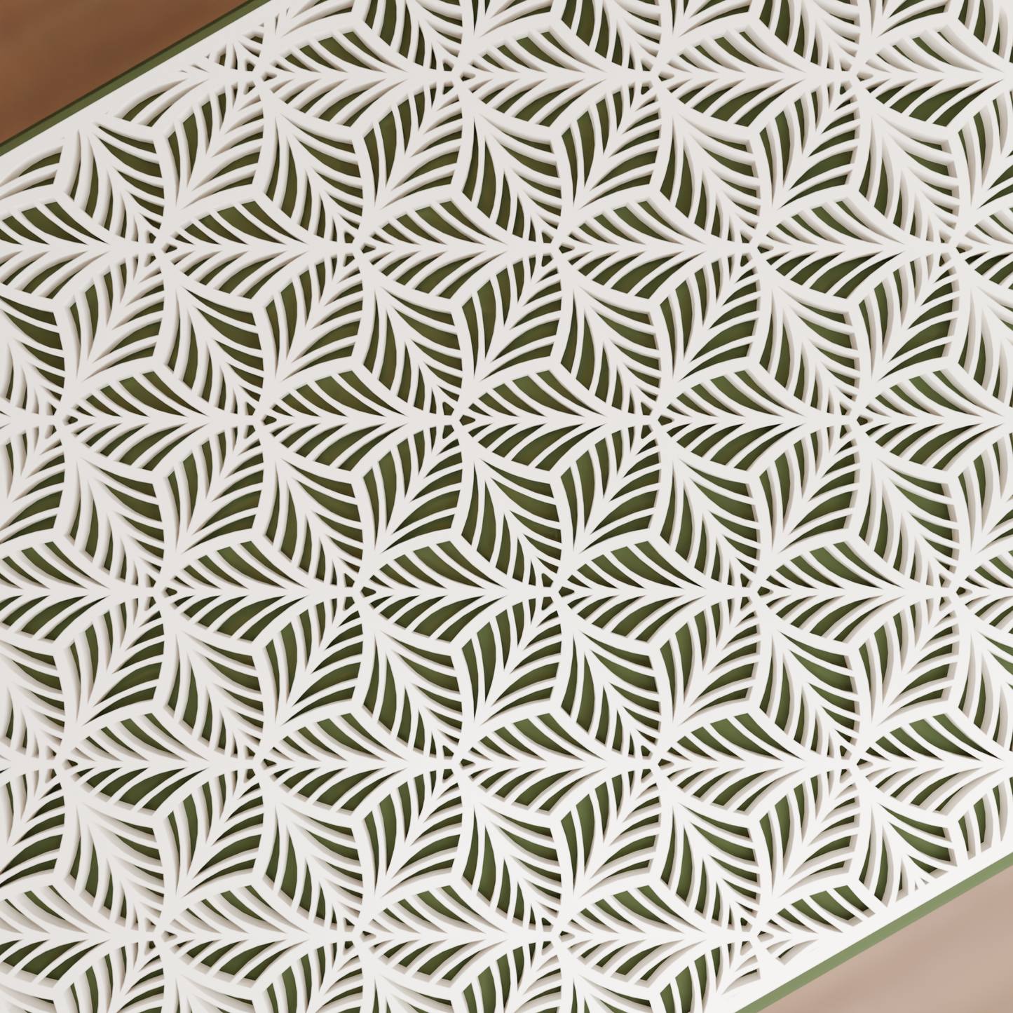 BxLeaf25x20x14_ArmyDarkGreen