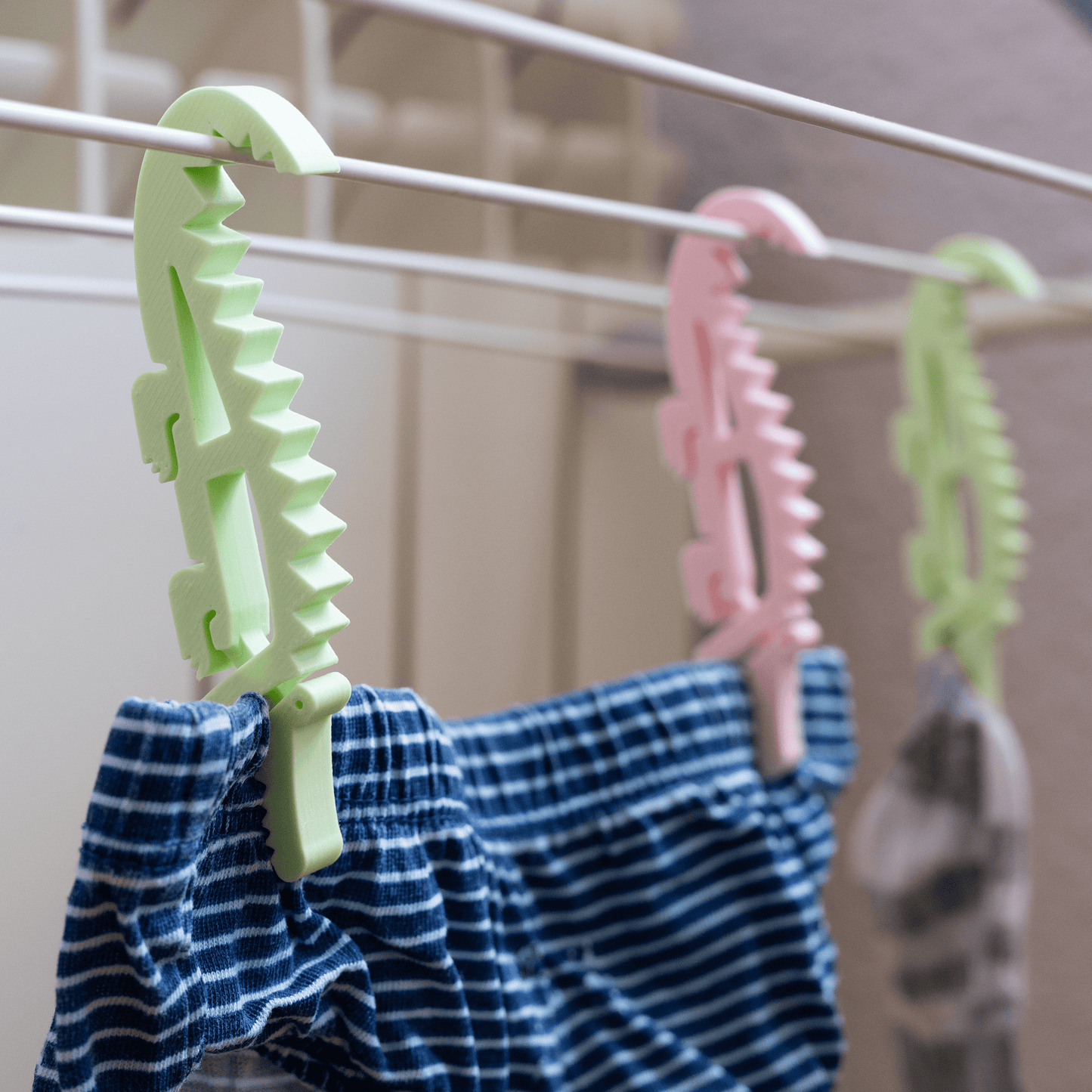 Krokoclip - L'originale molletta per abiti con design a coccodrillo, in diversi colori