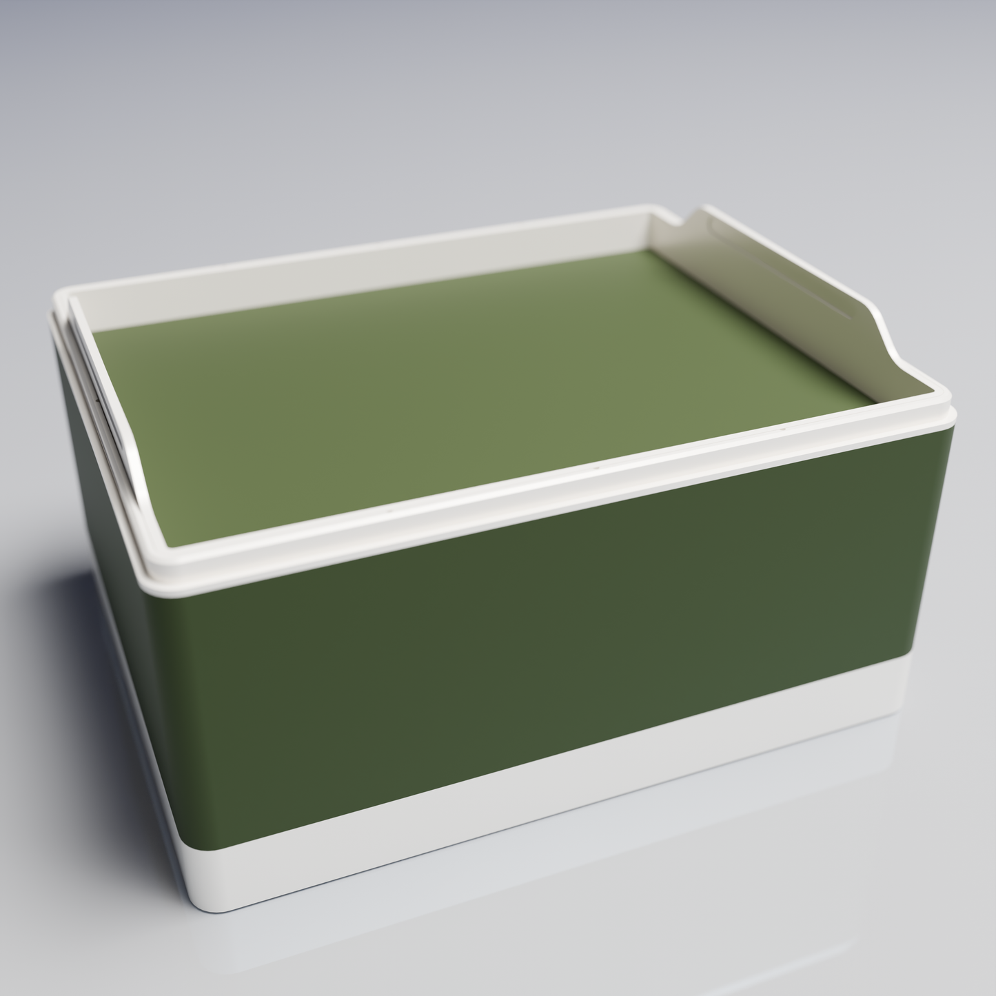 Bx25x20x14_SmallTray_PLAArmyDarkGreen