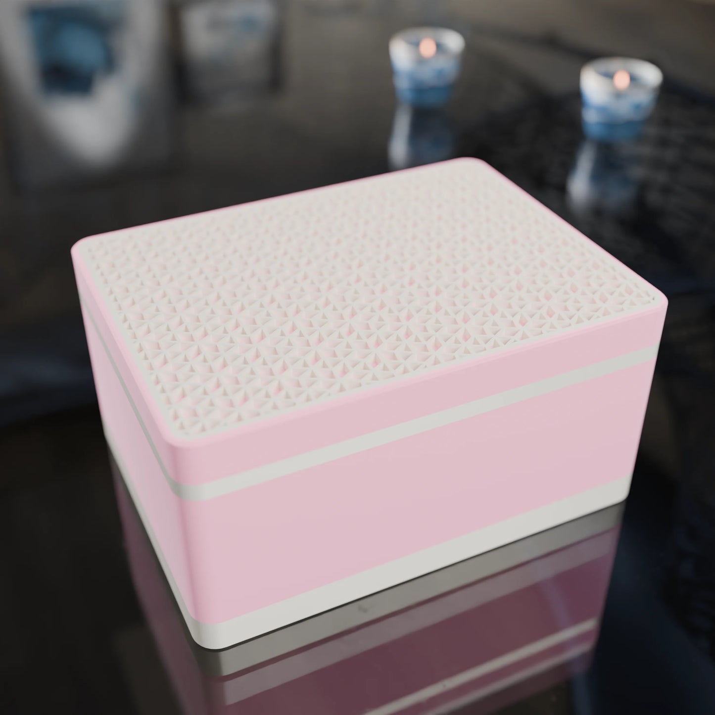 Elegante Geschenkbox mit japanischem Kumikomuster, von oben, Mittel - 20x15x10, Candy