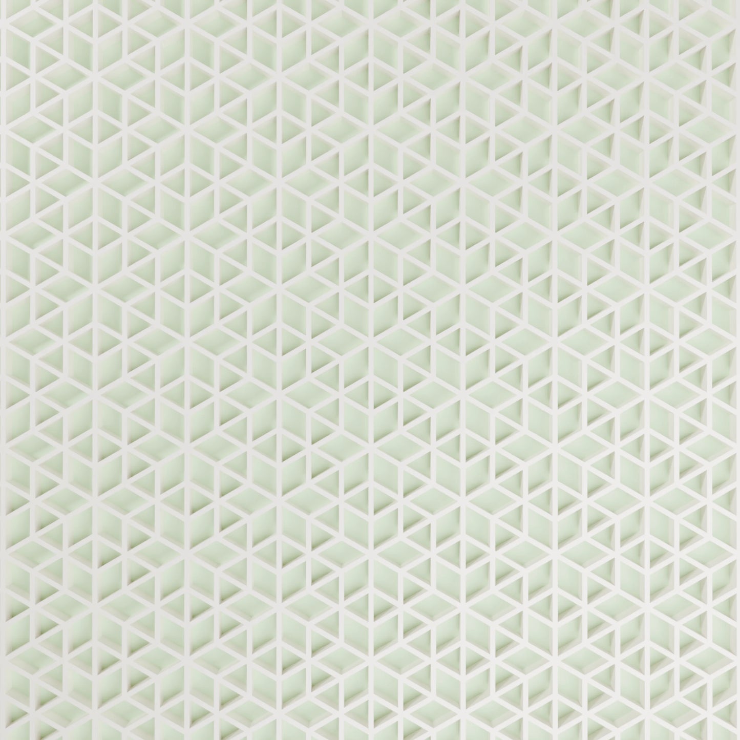 Muster von Geschenkbox mit japanischem Kumikomuster, Gross - 25x20x14, Minze