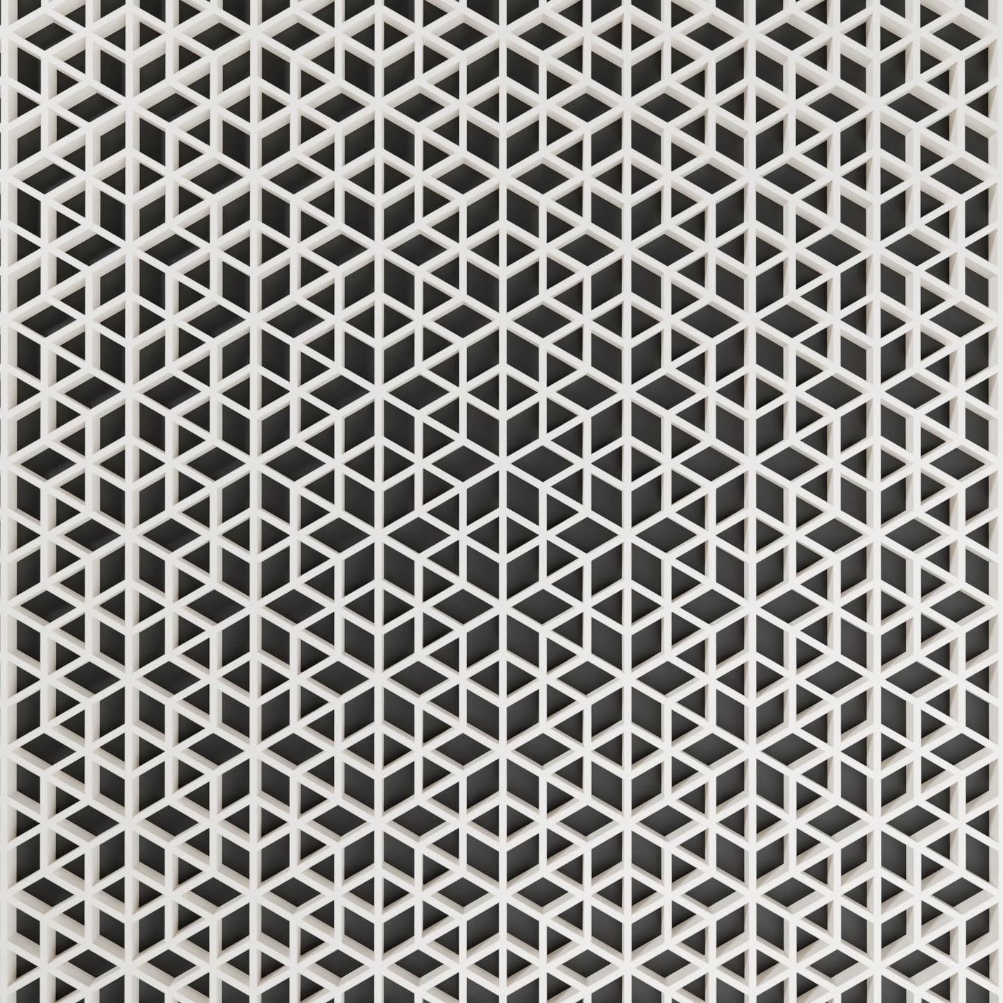Muster von Geschenkbox mit japanischem Kumikomuster, Gross - 25x20x14, Schwarz