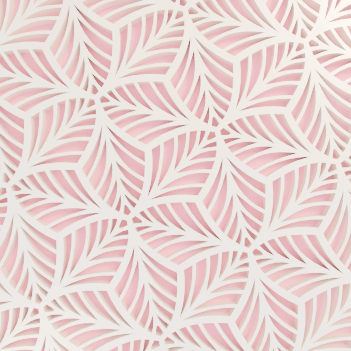 Nahaufnahme von Blattmuster von eleganter Geschenkbox, Mittel - 20x15x10, Farbe Candy