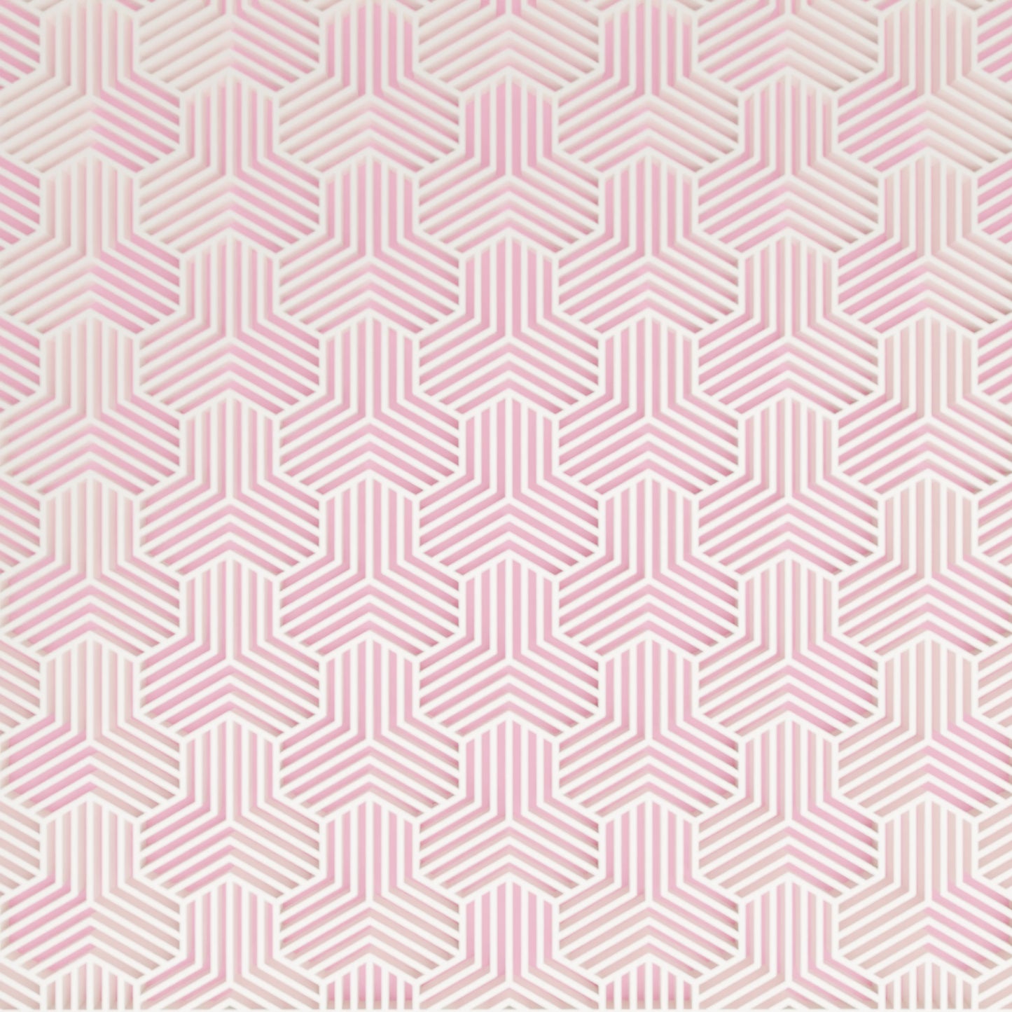 Close-up of pattern of elegant gift box Triangle, Large - 25x20x14, in color Candy