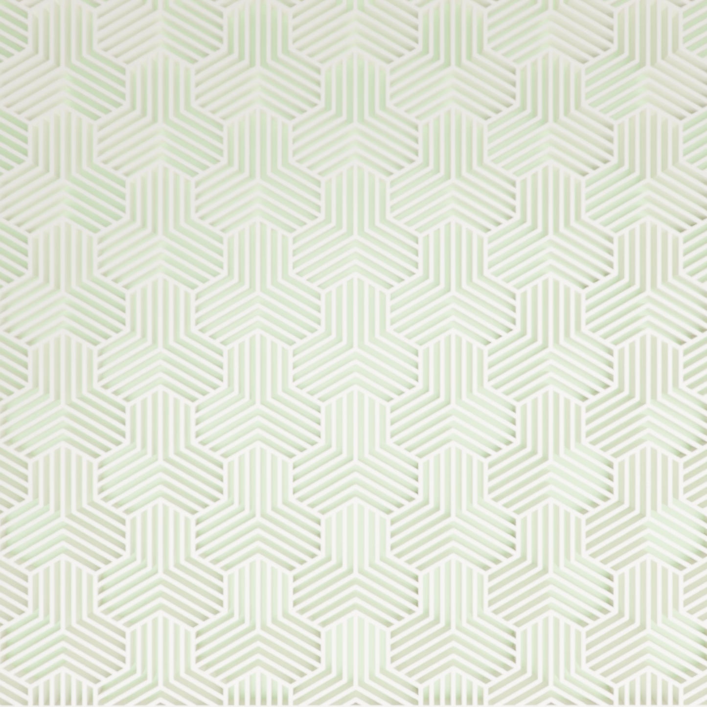 Close-up of pattern of elegant gift box Triangle, Large - 25x20x14, in color Mint