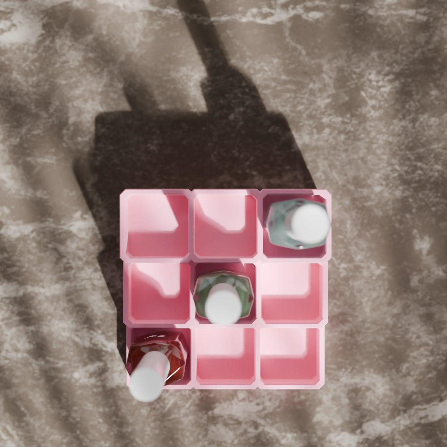 LackLounge, a nail polish stand from above - 3 x 3 - Candy