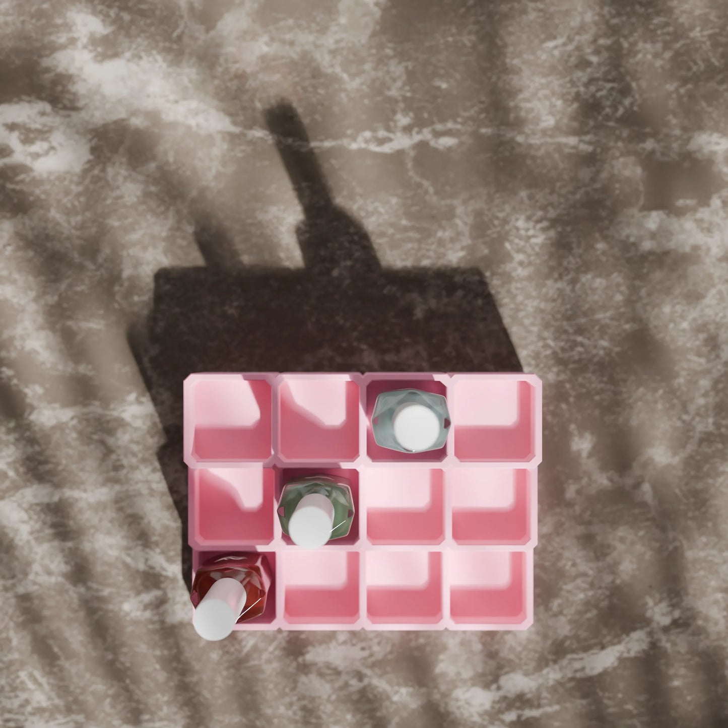 LackLounge, a nail polish stand from above - 4 x 3 - Candy