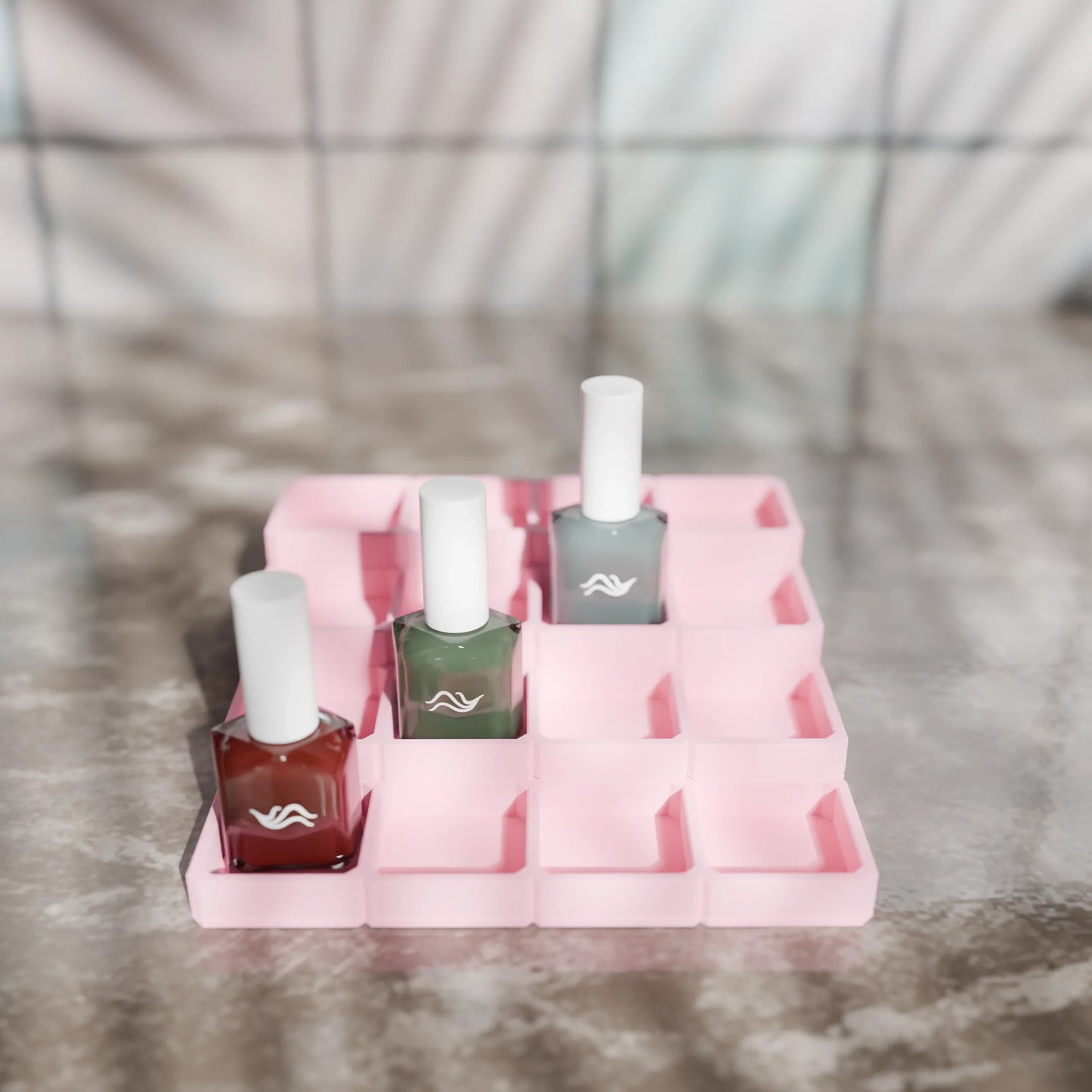 LackLounge, a nail polish stand - 4 x 4 - Candy
