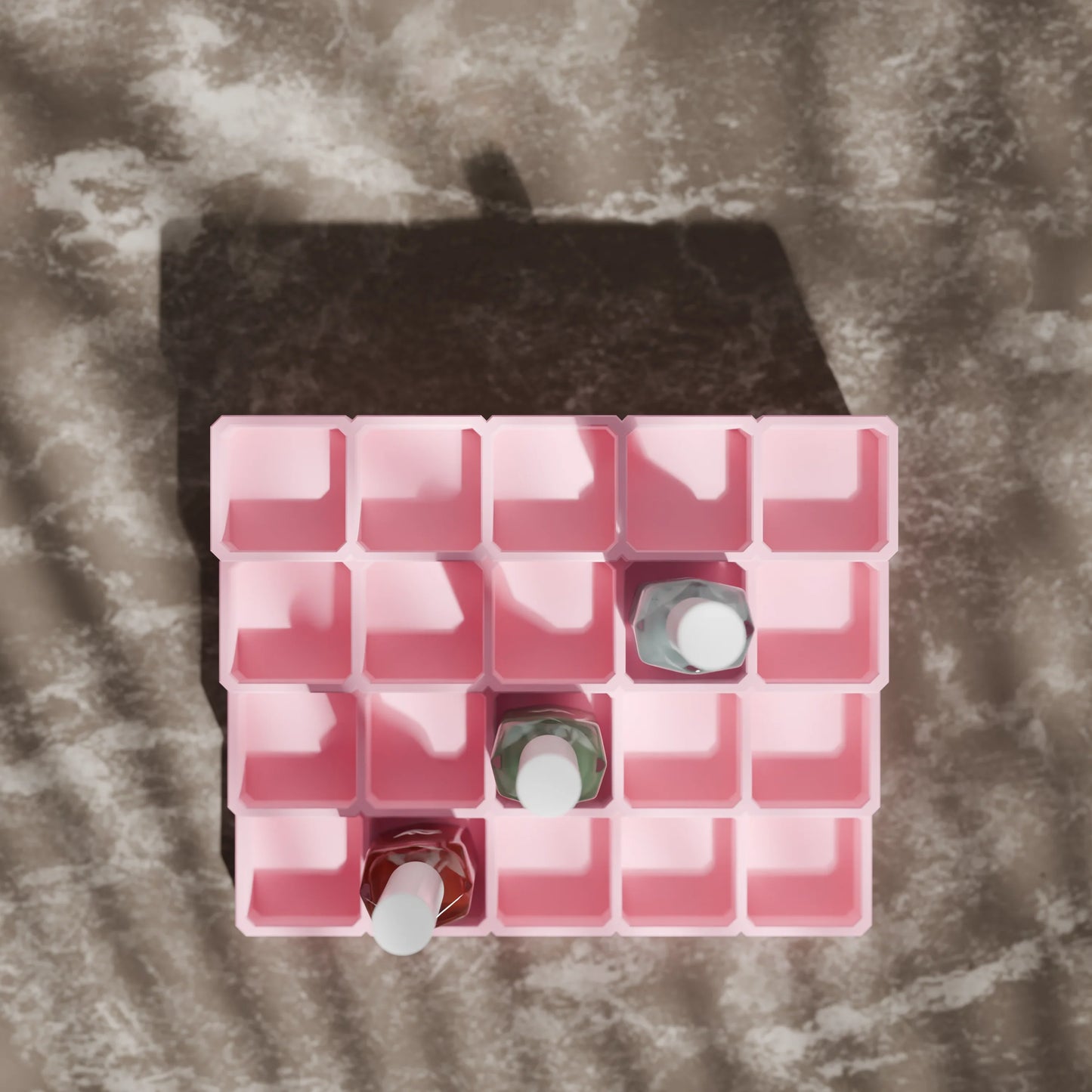 LackLounge, a nail polish stand from above - 5 x 4 - Candy