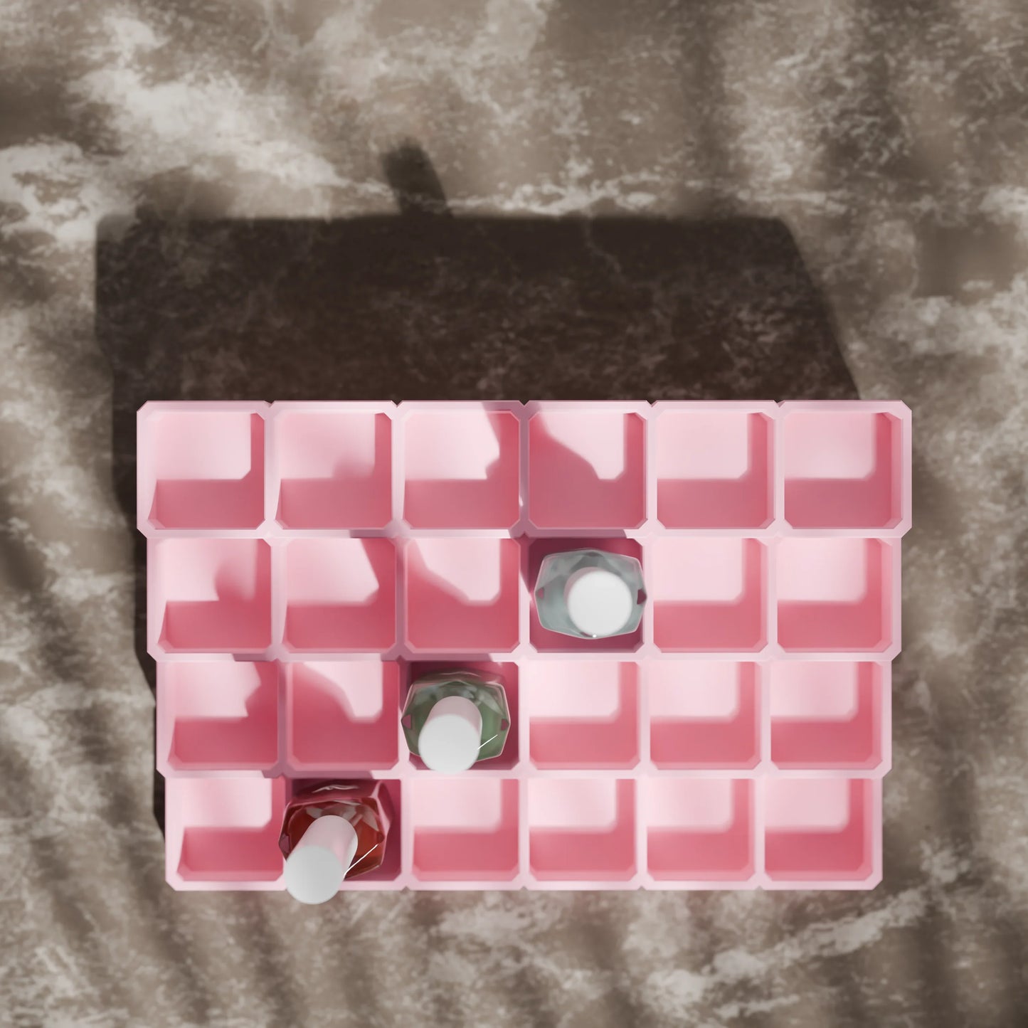 LackLounge, a nail polish stand from above - 6 x 4 - Candy
