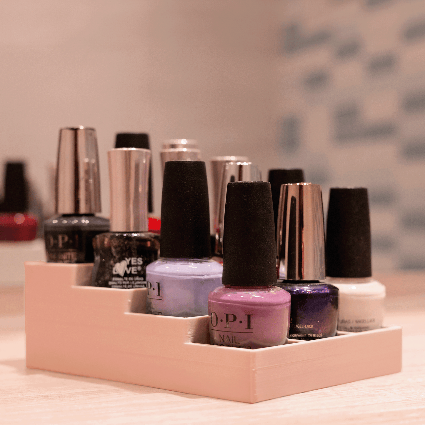 Elegantes Nagellack-Gestell – Organizer für bis zu 36 Nagellacke