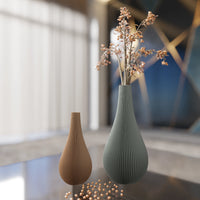 Gota Vase ribbed