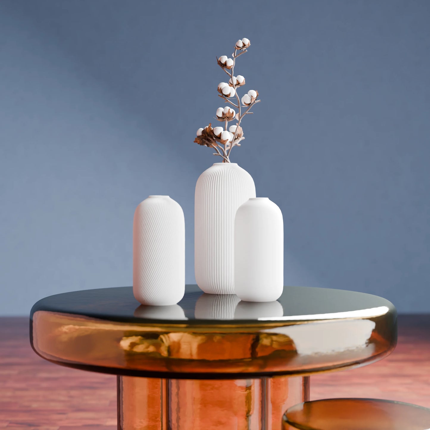Eterna Vase ribbed
